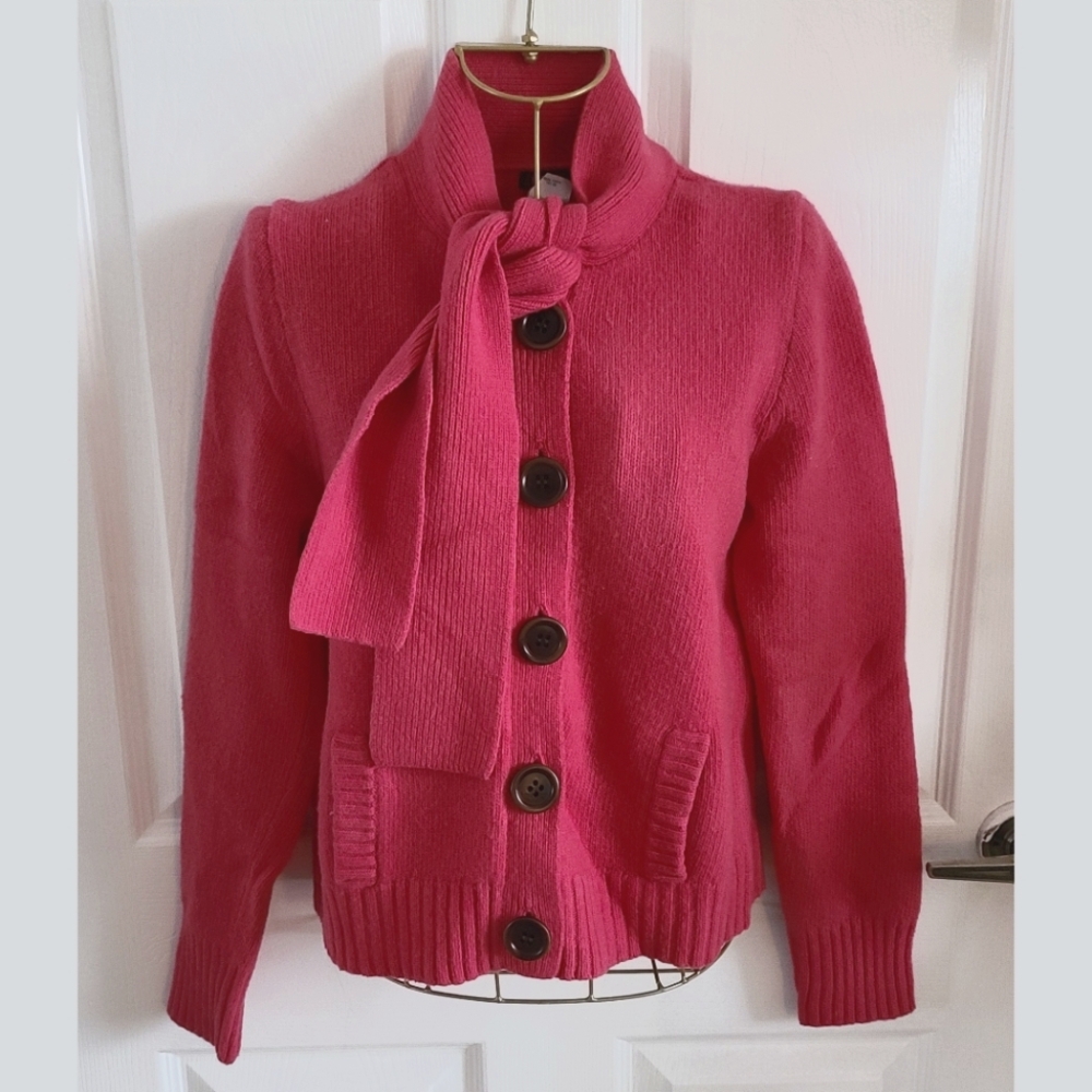 J.Crew Dream Tie-Neck Cardigan